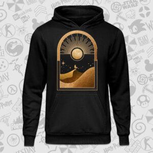 هودی مشکی DUNE طرح The Hot Desert