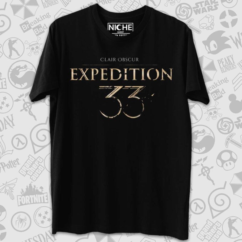 expedition 33 logo black tshirt